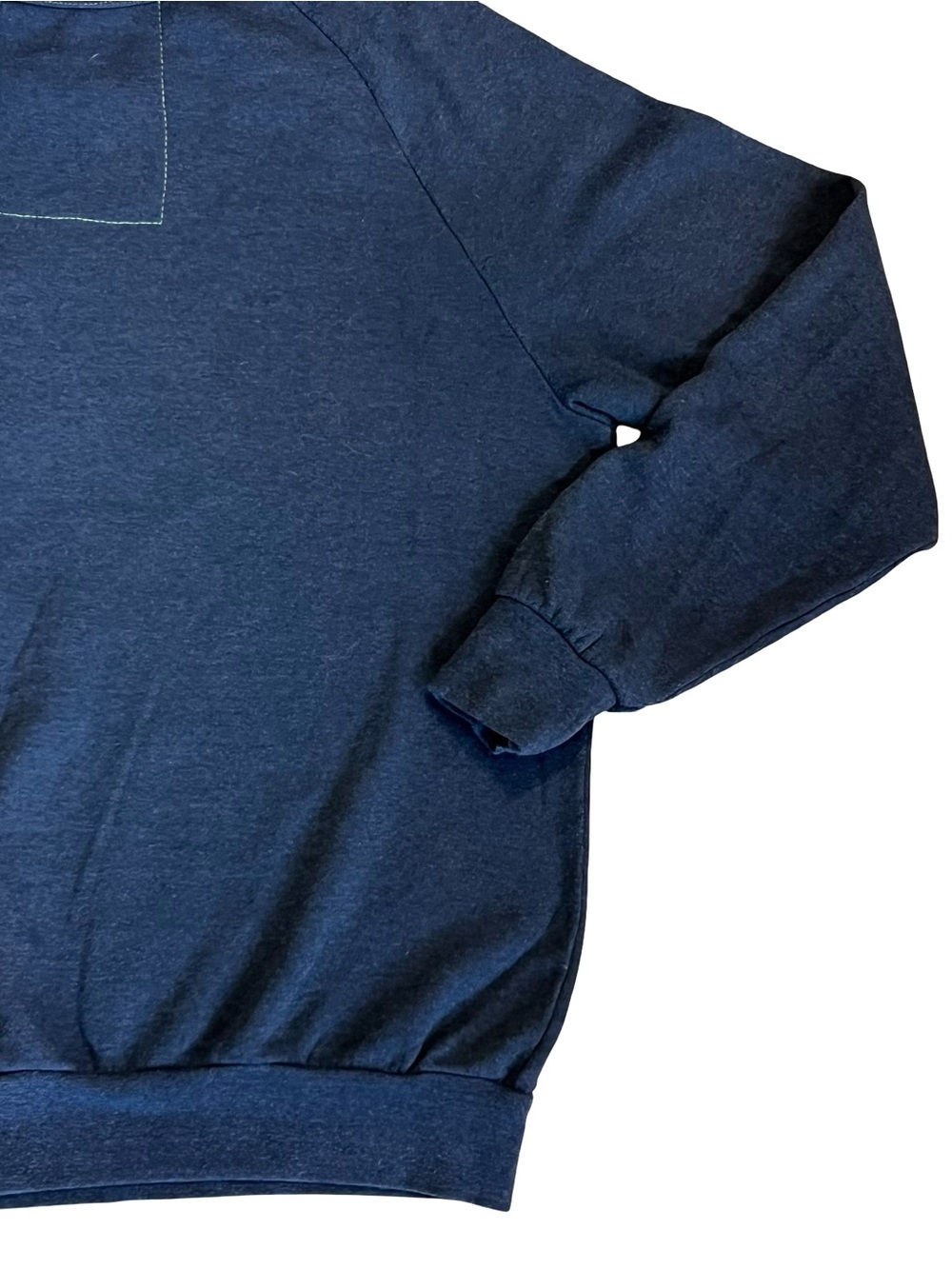 Aviator Nation Sz M Navy Blue Logo Stitch Sweatshirt Relaxed Crewneck - Picture 13 of 14